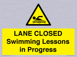 WL10260: LANE CLOSED Swimming Lessons in Progress