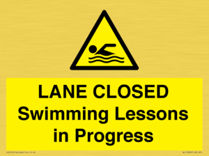 WL10260: LANE CLOSED Swimming Lessons in Progress
