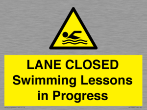 WL10260: LANE CLOSED Swimming Lessons in Progress