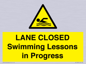 WL10260: LANE CLOSED Swimming Lessons in Progress