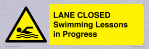 WL10260: LANE CLOSED Swimming Lessons in Progress