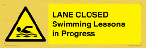 WL10260: LANE CLOSED Swimming Lessons in Progress
