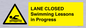 WL10260: LANE CLOSED Swimming Lessons in Progress