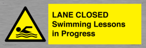 WL10260: LANE CLOSED Swimming Lessons in Progress
