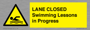 WL10260: LANE CLOSED Swimming Lessons in Progress