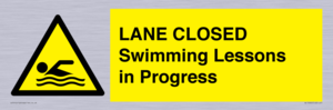 WL10260: LANE CLOSED Swimming Lessons in Progress
