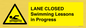 WL10260: LANE CLOSED Swimming Lessons in Progress
