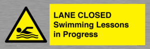 WL10260: LANE CLOSED Swimming Lessons in Progress