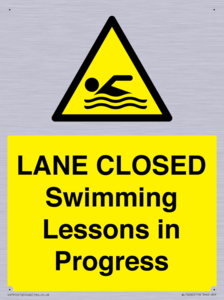WL10260: LANE CLOSED Swimming Lessons in Progress