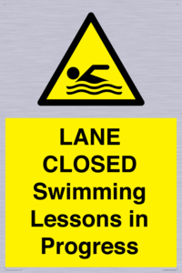 WL10260: LANE CLOSED Swimming Lessons in Progress