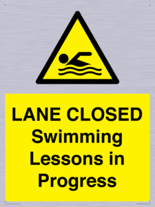 WL10260: LANE CLOSED Swimming Lessons in Progress