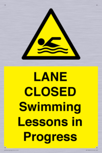 WL10260: LANE CLOSED Swimming Lessons in Progress