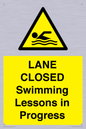 WL10260: LANE CLOSED Swimming Lessons in Progress