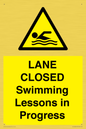 WL10260: LANE CLOSED Swimming Lessons in Progress