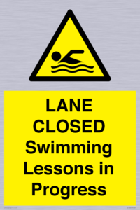 WL10260: LANE CLOSED Swimming Lessons in Progress