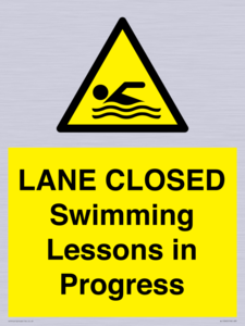 WL10260: LANE CLOSED Swimming Lessons in Progress