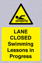 WL10260: LANE CLOSED Swimming Lessons in Progress