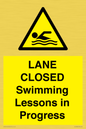 WL10260: LANE CLOSED Swimming Lessons in Progress