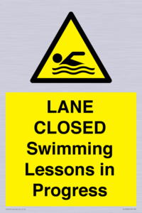 WL10260: LANE CLOSED Swimming Lessons in Progress