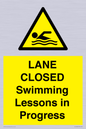 WL10260: LANE CLOSED Swimming Lessons in Progress