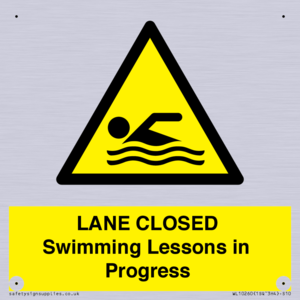 WL10260: LANE CLOSED Swimming Lessons in Progress