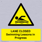 WL10260: LANE CLOSED Swimming Lessons in Progress