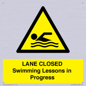 WL10260: LANE CLOSED Swimming Lessons in Progress