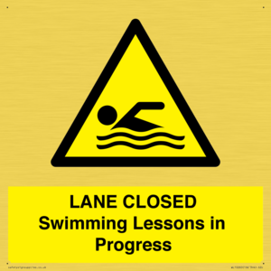 WL10260: LANE CLOSED Swimming Lessons in Progress