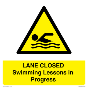 WL10260: LANE CLOSED Swimming Lessons in Progress