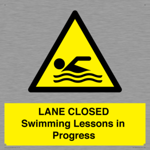 WL10260: LANE CLOSED Swimming Lessons in Progress