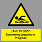 WL10260: LANE CLOSED Swimming Lessons in Progress