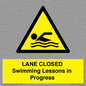 WL10260: LANE CLOSED Swimming Lessons in Progress