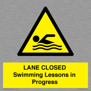 WL10260: LANE CLOSED Swimming Lessons in Progress