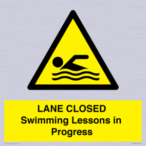 WL10260: LANE CLOSED Swimming Lessons in Progress