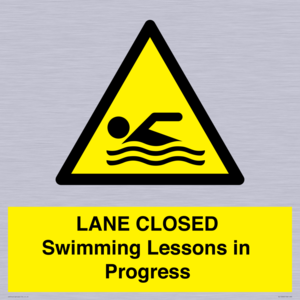 WL10260: LANE CLOSED Swimming Lessons in Progress