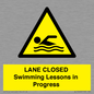 WL10260: LANE CLOSED Swimming Lessons in Progress