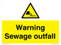 WL10604: Warning Sewage outfall