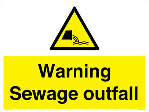 WL10604: Warning Sewage outfall