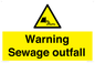 WL10604: Warning Sewage outfall