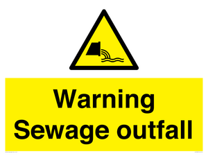 WL10604: Warning Sewage outfall