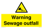 WL10604: Warning Sewage outfall