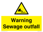 WL10604: Warning Sewage outfall