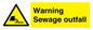 WL10604: Warning Sewage outfall