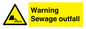 WL10604: Warning Sewage outfall