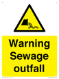 WL10604: Warning Sewage outfall