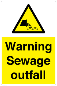 WL10604: Warning Sewage outfall
