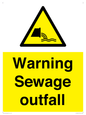 WL10604: Warning Sewage outfall