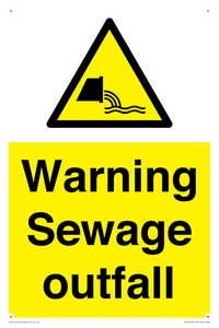 WL10604: Warning Sewage outfall