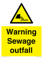 WL10604: Warning Sewage outfall