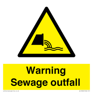 WL10604: Warning Sewage outfall